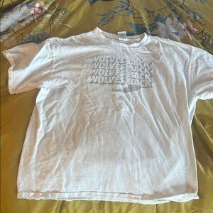 White Timberwolves Graphic T-Shirt